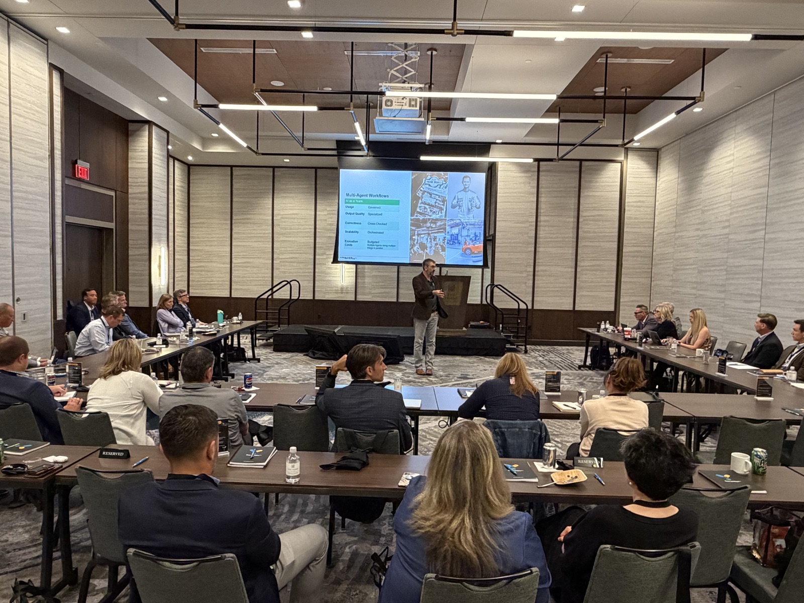 Jason Beutler leading a broker workshop