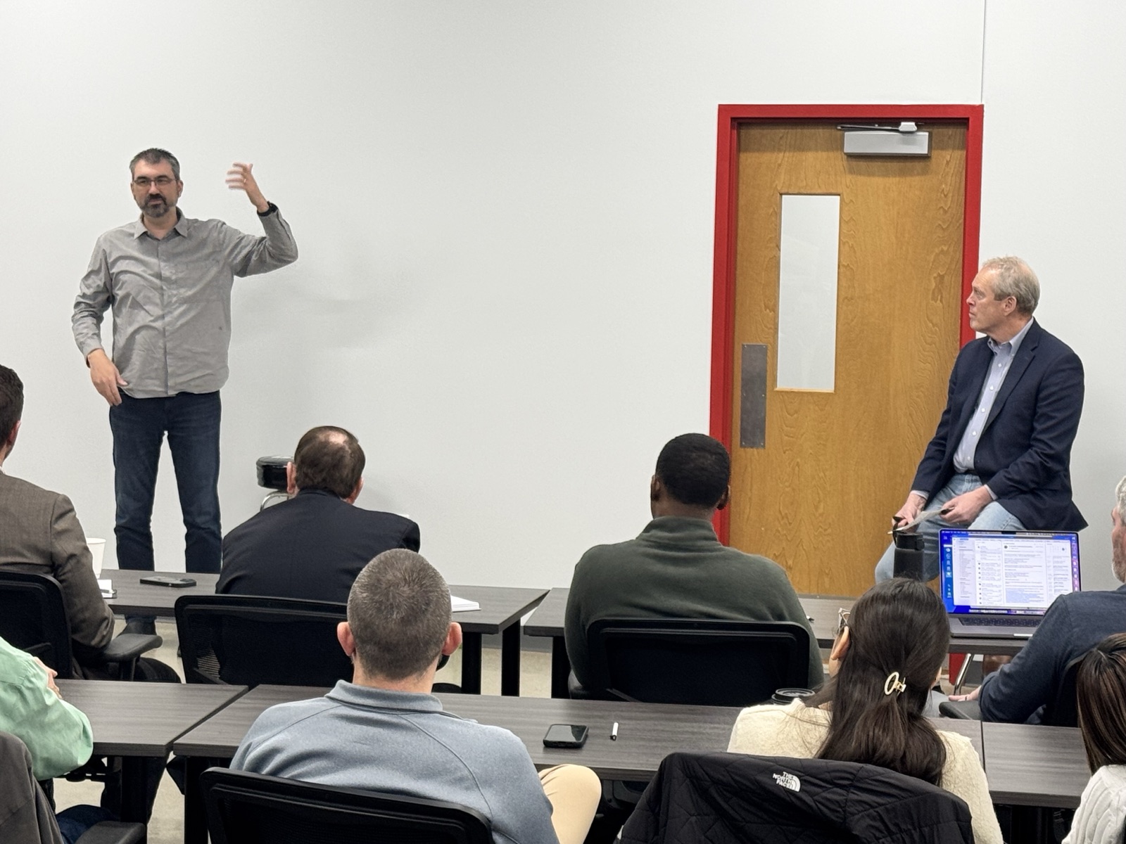 Jason Beutler in a fireside-style AI talk