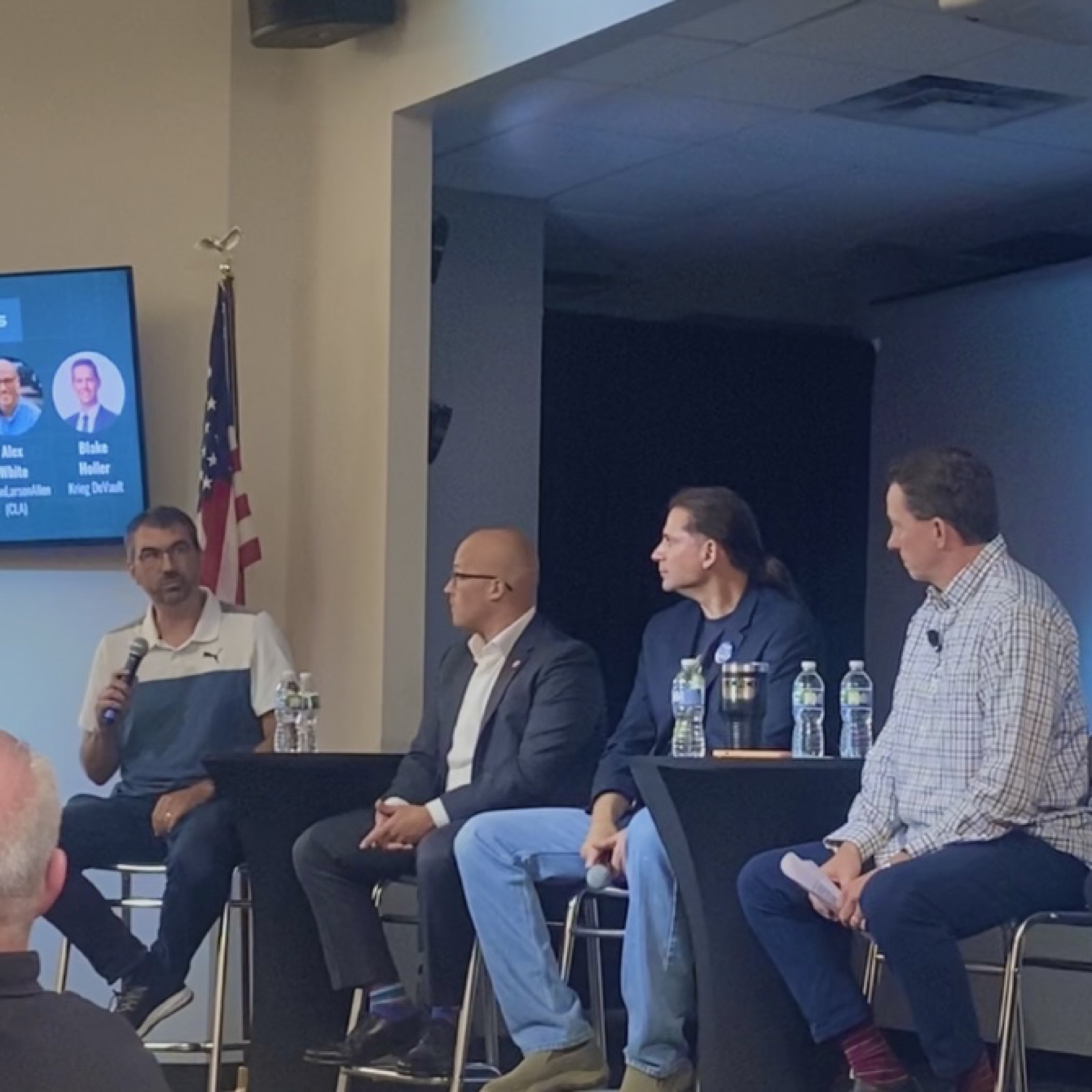Jason Beutler on an industry panel discussion