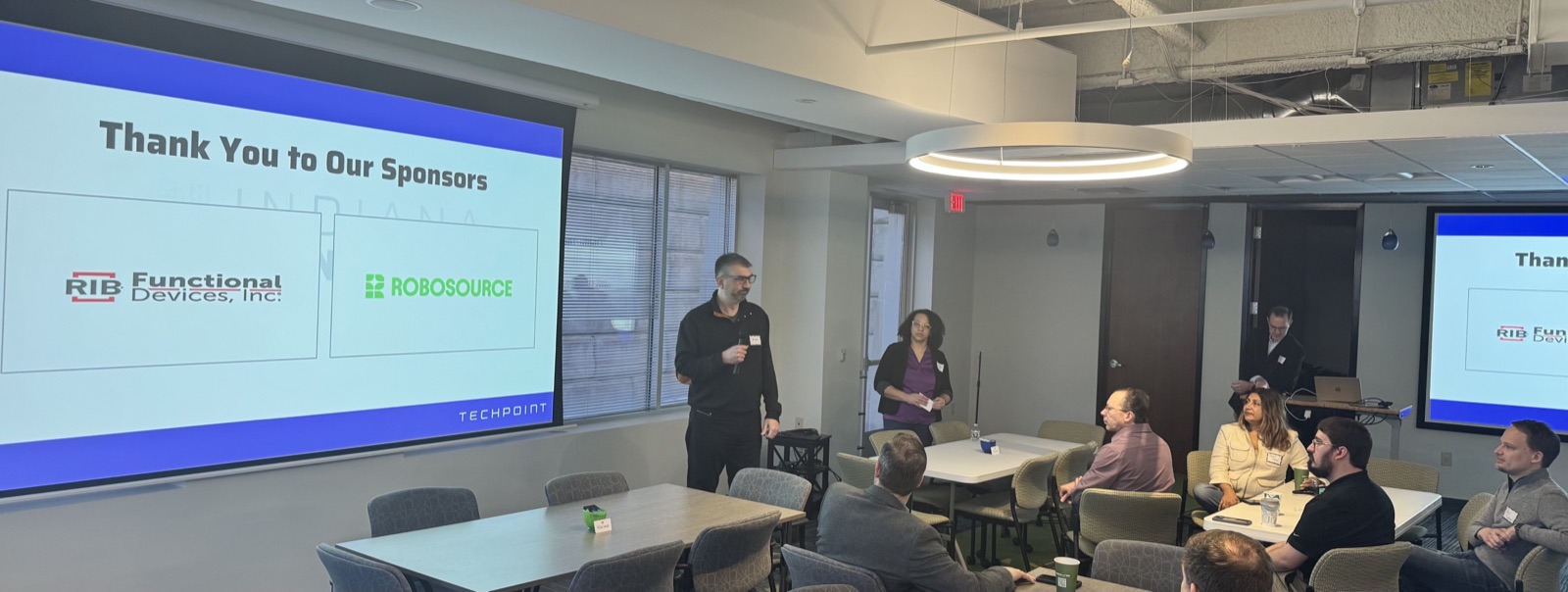 Jason Beutler at a TechPoint event sponsored by Robosource